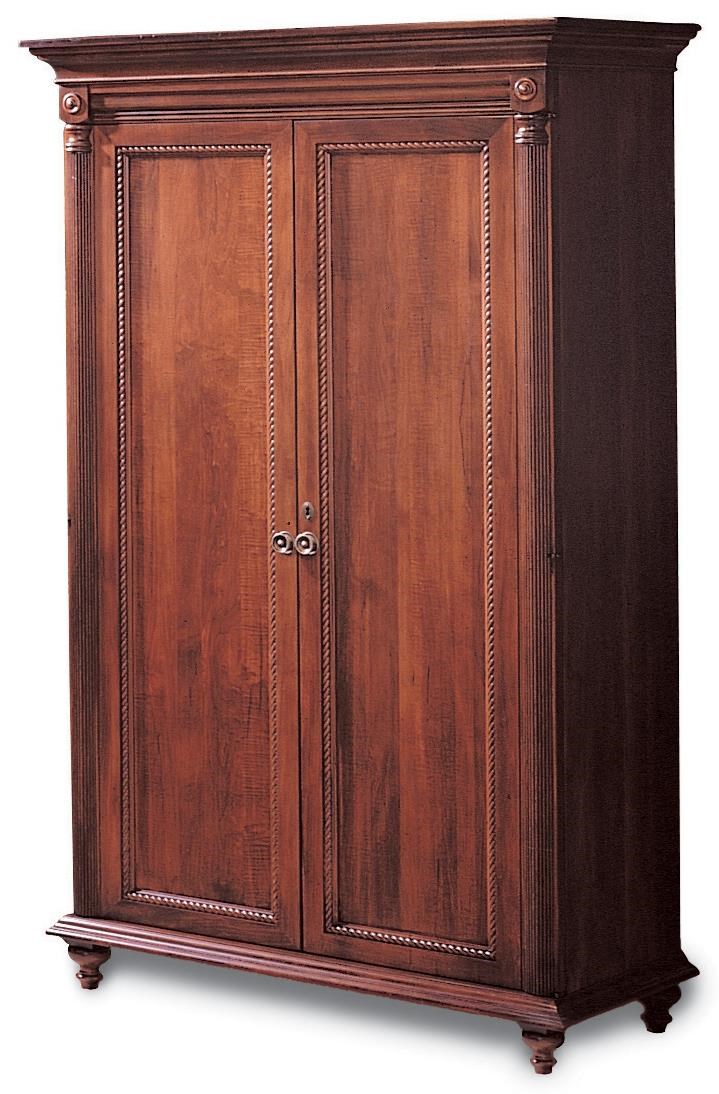 Durham Saville Row Traditional Solid Wood Two Door Armoire Stoney Creek Furniture Armoires